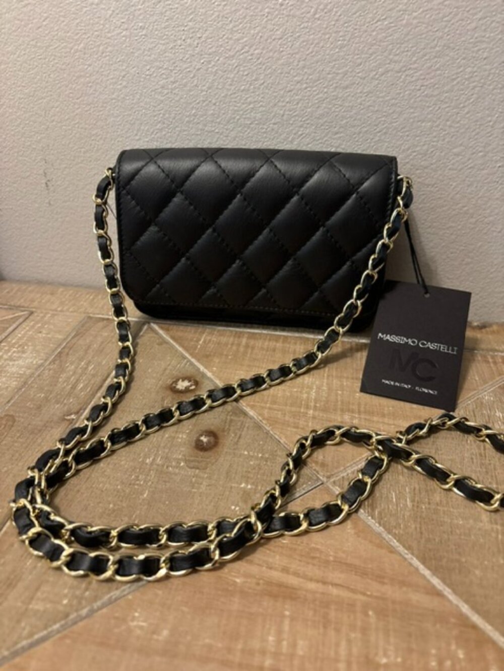 Massimo Castelli Italian Leather Crossbody